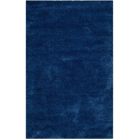 Safavieh Contemporary Rectangle Premium Shag RugNavy 2 x 18 ft. SG180-7070-218